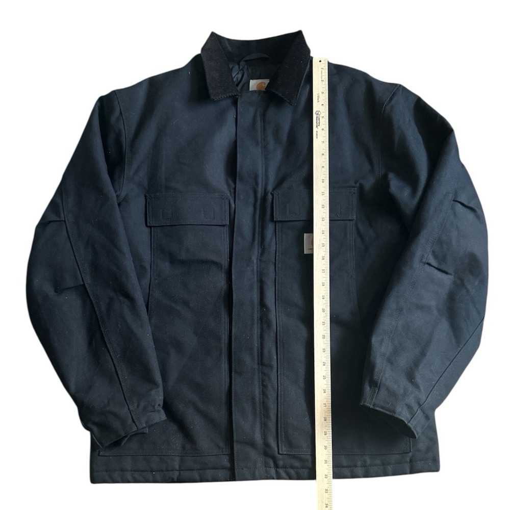 Carhartt Men's Black Traditional Coat/Arctic-Quilt Lined C003-BLK Size L Tall - Picture 5 of 9